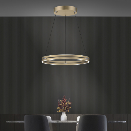 2551-60 PURE E-LOOP LAMPA WISZĄCA MATOWY MOSIĄDZ