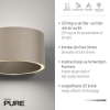 8561-97 PURE CLIPSE KINKIET BRĄZOWY