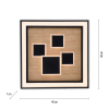 6283-79 ELIZA LAMPA SUFITOWA DREWNO/CZARNY