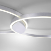 6589-95 Q-KATE LAMPA SUFITOWA STALOWY