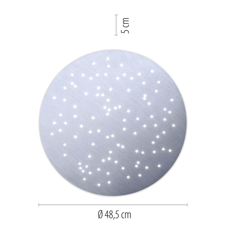 8037-95 Q-NIGHTSKY LAMPA SUFITOWA ALUMINIUM