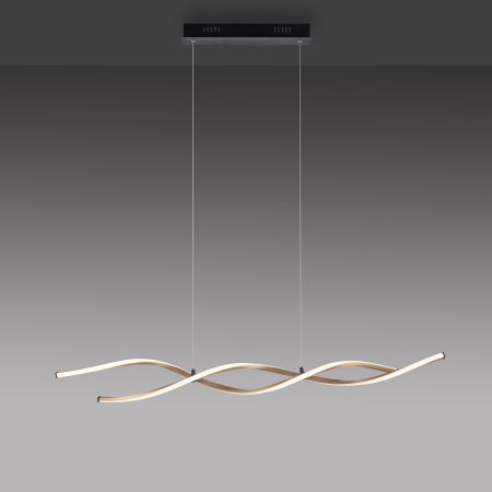 9142-18 POLIA LAMPA WISZĄCA CZARNY/ZŁOTY