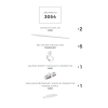 3054 ZESTAW 10 SZYNOPRZEWODY WHITE JEDNOOBWODOWY