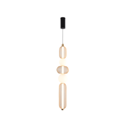 MD2596-5A-3BGT SARR LAMPA WISZĄCA CZARNY MAT+ZŁOTA/MATT BLACK+GOLD