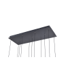 MD2291-11B-3BGT NELSON LAMPA WISZĄCA CZARNO-ZŁOTA/BLACK-GOLD