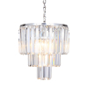 17106/3+1-CHR AMEDEO LAMPA WISZĄCA CHROM/CHROME