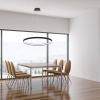 LA0722/1-BK CIRCLE LAMPA WISZĄCA FI 1100MM DŁ. LINEK H2.5M