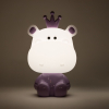 KDR-613B-PE LAMPA STOŁOWA HIPOPOTAM FIOLETOWA/PURPLE
