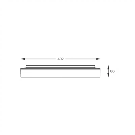 CL2204003-490MBWT BOIS LAMPA SUFITOWA CZARNA+DREWNO/BLACK+WOOD