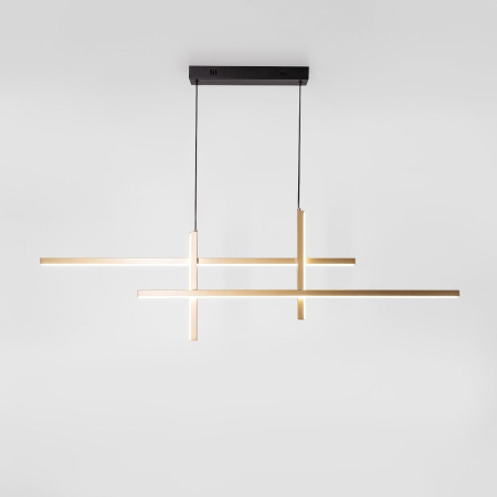 22008P-BK/GD EDGE LAMPA WISZĄCA CZARNO-ZŁOTA/BLACK-GOLD