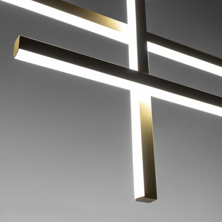 22008P-BK/GD EDGE LAMPA WISZĄCA CZARNO-ZŁOTA/BLACK-GOLD
