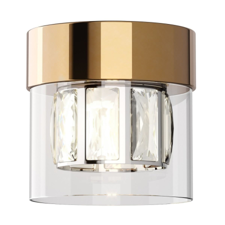 C0389-01A-F7AC GEM LAMPA SUFITOWA ZŁOTA/GOLD