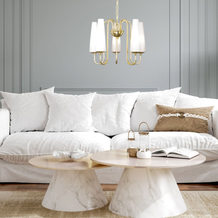 1127 LAMPA WISZĄCA MAGNUM 5 ZŁOTY/GOLD
